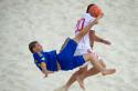 Ruský tím v plážovom futbale sa pripravuje na výsledky 2. fázy Euroligy Superfinále plážového futbalu Euroligy