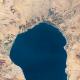ทะเลสาบกาลิลีบนแผนที่ของอิสราเอล