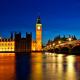 Big Ben - punto di riferimento della torre della Gran Bretagna nei nomi di Londra